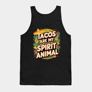 Classic Taco Spirit Animal Fun Quote Casual Wear Tank Top